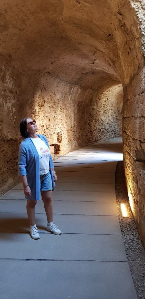Cadiz, tunnel onder Teatro Romano