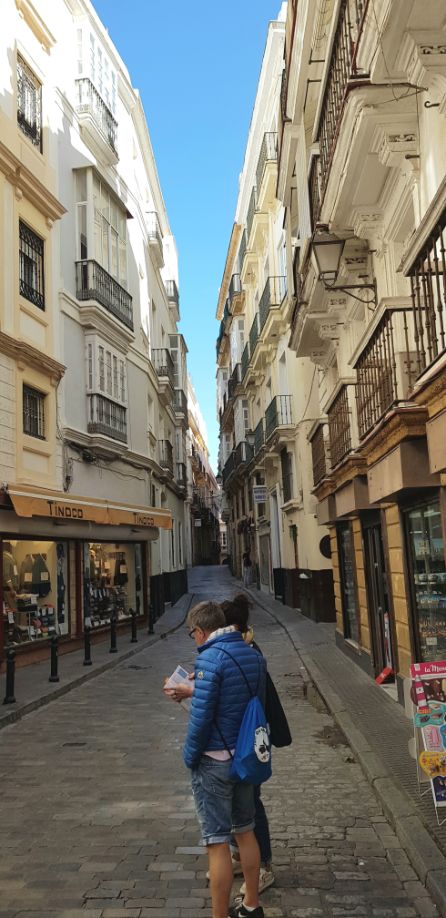 Cadiz, smalle straatjes