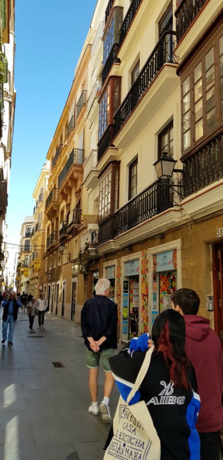 Cadiz, smalle straatjes