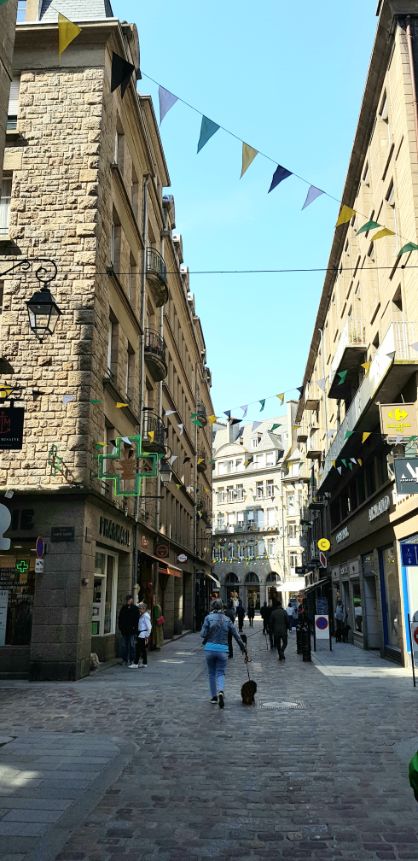 Bretagne, Saint-Malo, pittoreske straatjes