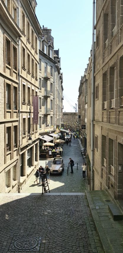 Bretagne, Saint-Malo, pittoreske straatjes