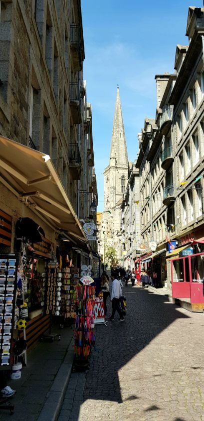 Bretagne, Saint-Malo, pittoreske straatjes