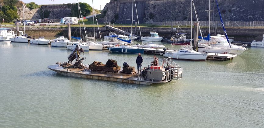 Bretagne, Ile d'Oléron, haven van Le Château d'Oléron