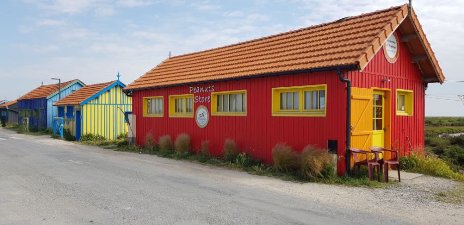 Bretagne, Ile d'Oléron, Cabanes des Créateurs