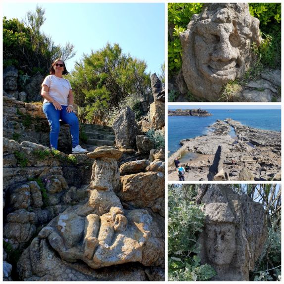 Bretagne : Rothéneuf met de Rochers Sculptés