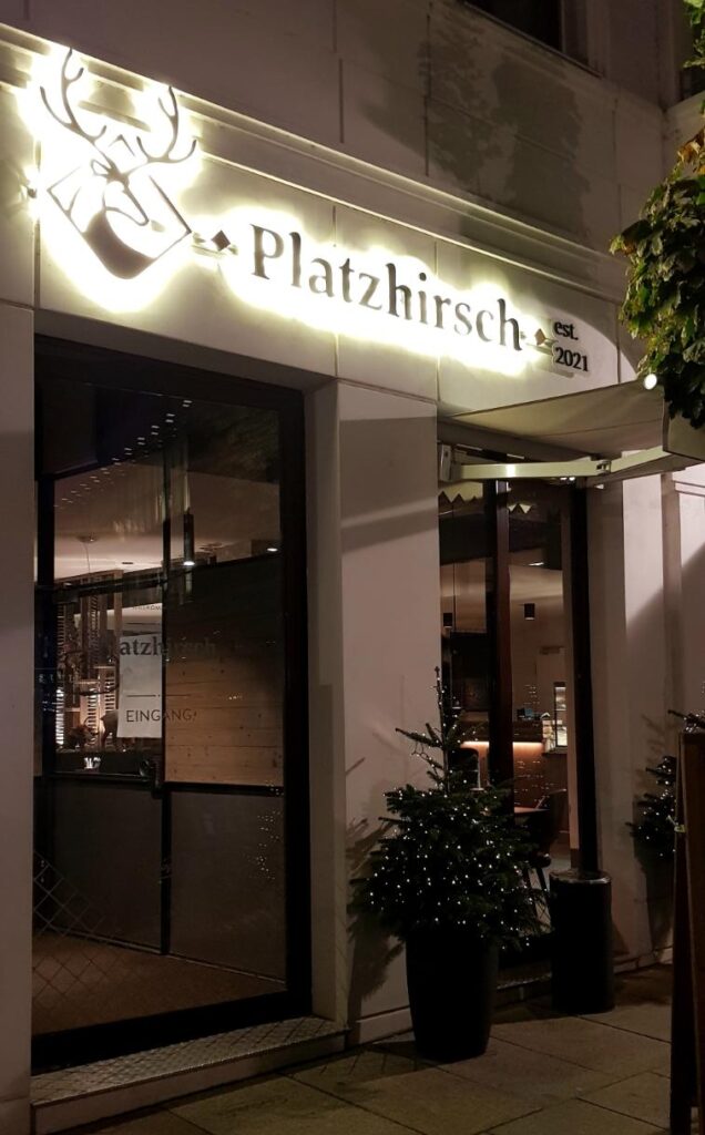 Dresden Duitsland, restaurant Platzhirsch