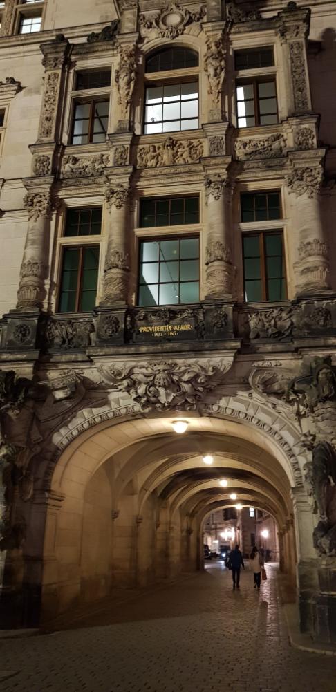 Dresden Duitsland by night
