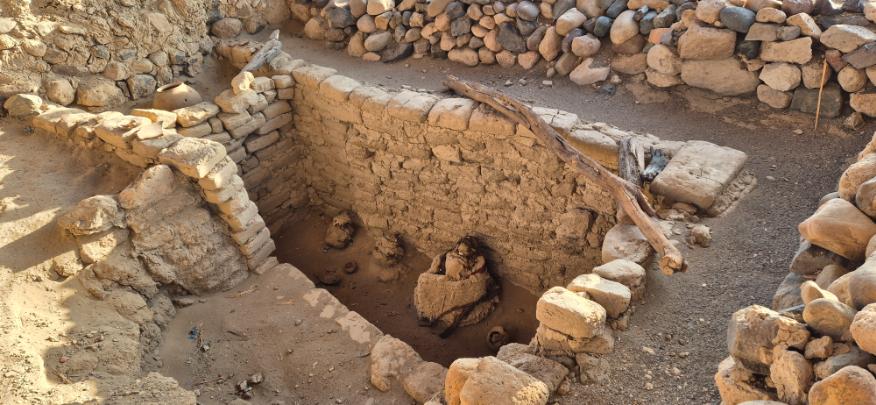 Peru, pre-Inca begraafplaats van Chauchilla