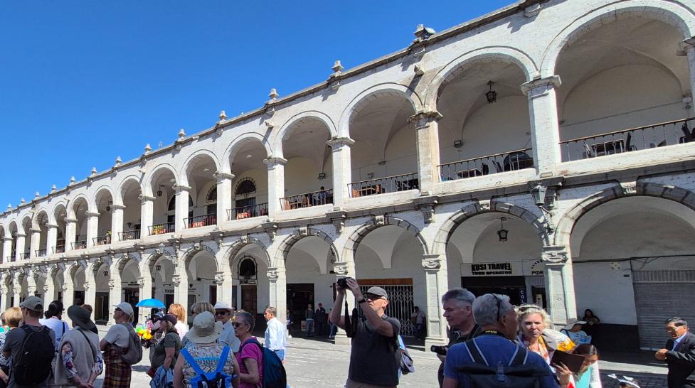 Peru, Arequipa, Plaza de Armas