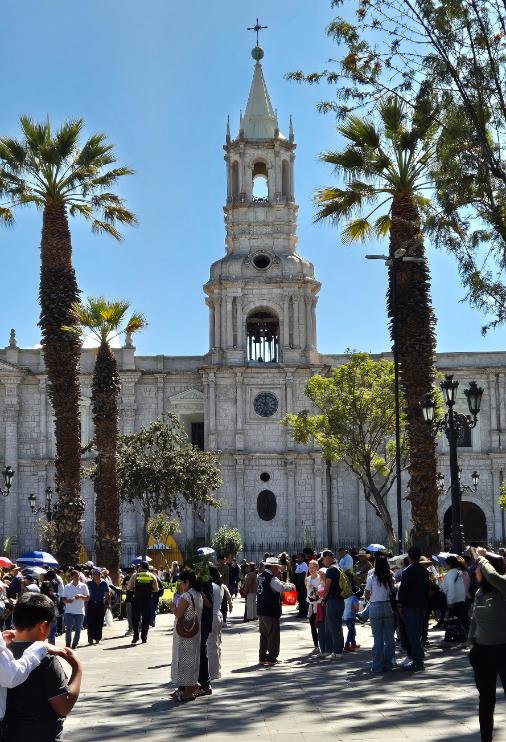 Peru, Arequipa, Plaza de Armas