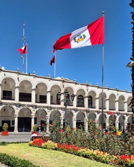 Peru, Arequipa, Plaza de Armas